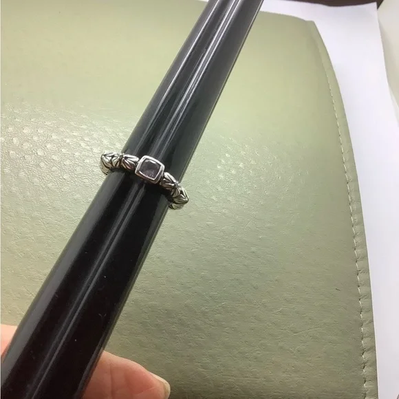 Stephen Dweck Diamonds Rose De France Florette sterling silver ring - Picture 4 of 7